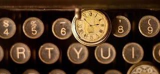 Belletristiklektorat Tastatur alte Schreibmaschine